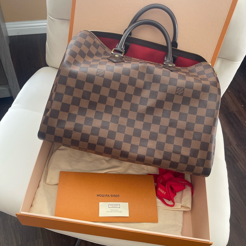 Louis Vuitton Speedy 35 Damier Ebene - Picture 4 of 4